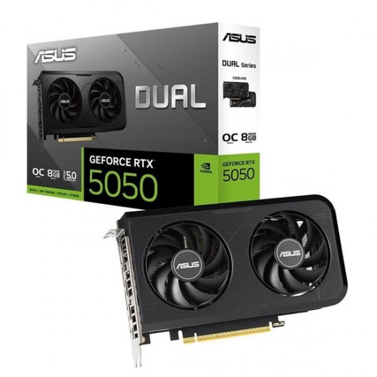 ASUS 8GB DUAL RTX5050-O8G GDDR6 128bit HDMI DP PCIe 5.0