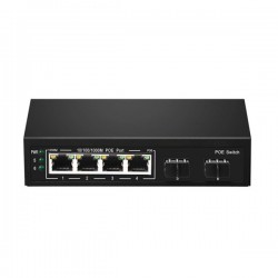 ODS 4port PoE 60w 2-SFP Gigabit Yönetilemez Switch 08ODS-4P2S