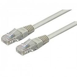 ODS 2metre CAT6 Utp LSZH Saf Bakır Gri Patch Kablo (10'lu Paket)
