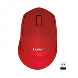 LOGITECH M330 Kablosuz Kırmızı Mouse Sessiz 910-004911