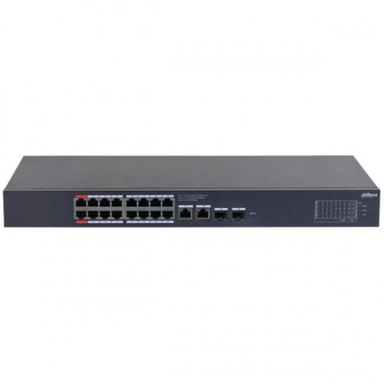 DAHUA 16port PoE 135w 2-SFP 2-Uplink Gigabit Cloud Cloud Yönetilebilir Switch CS4220-16GT-135