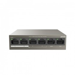 TENDA 5port PoE 63w 10/100 Yönetilemez Switch TEF1106P-4-63W