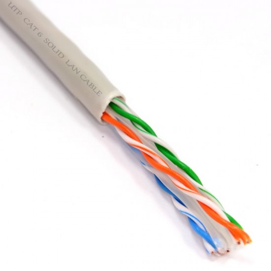 Hytech 305metre CAT6 Utp 25AWG Gri Kablo HY-CAT600