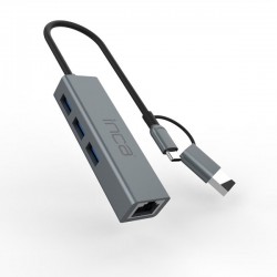INCA IUTP-03T Gigabit TypeC Ethernet Çoklayıcı Hub