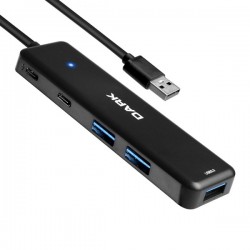 DARK Connect Master X5C DK-AC-USB347 Type-C & HDMI,USB 3.0 USB Çoklayıcı Hub