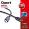 QPORT 20metre Q-HDMI20 HDMI Kablo 3D Gold 1.4v