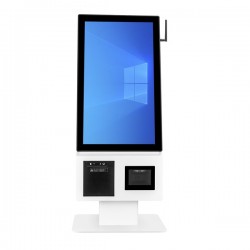 TIWOX 21.5" K-2150W CORE i7 5.nesil 16GB RAM-256GB SSD-W10 2D-Karekod ve Barkod Yazıcılı Kiosk Beyaz